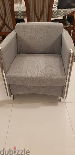 side chair grey colour 0