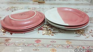 unused Ceramic Plates set (6 pcs)