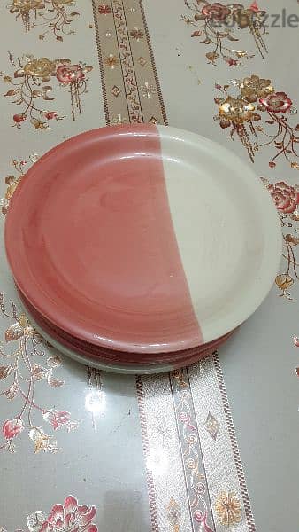 unused Ceramic Plates set (6 pcs) 2