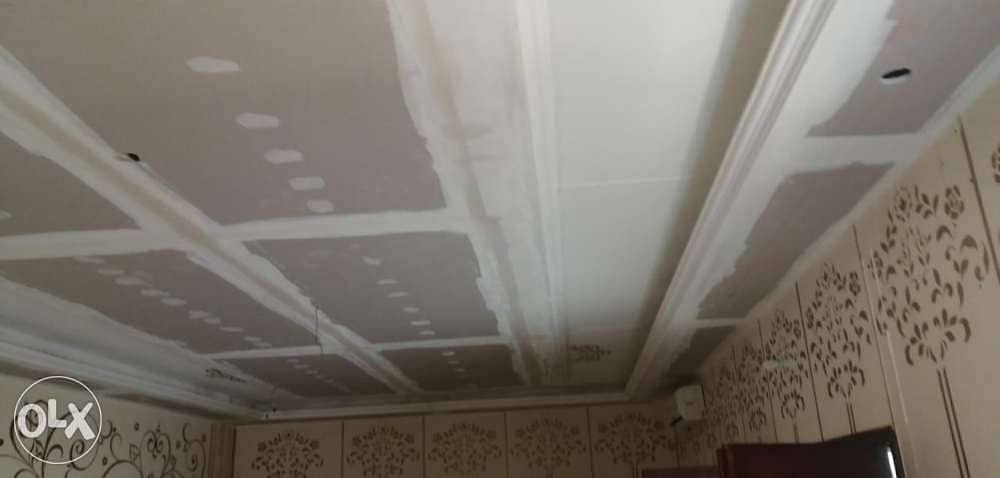 Gypsum work and building maintenance work 1