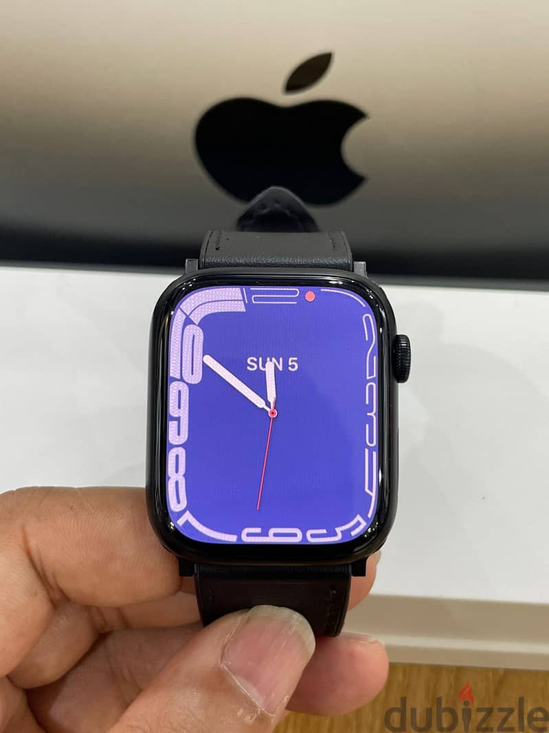 Apple Watch Series-7 45mm Midnight Color Like As A New 3