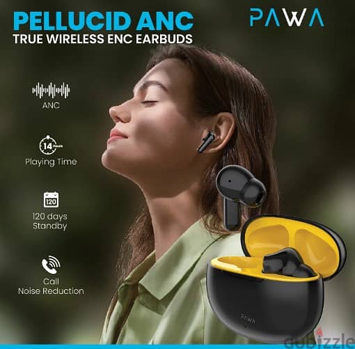 Pawa Pellucid ANC True Wireless Earbuds PW-TWSPNC59 (!Brand-New!) 2