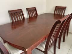 6 Seater Dinning Table with Chairs