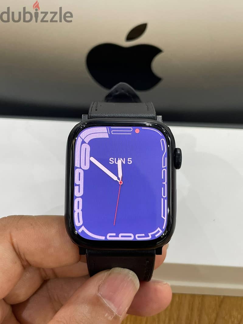 Apple Watch Series-7 45mm Midnight Color Like As a New 3