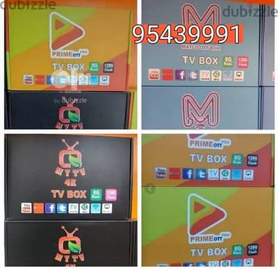 Android box new with subscription 1year free all countries channels wo