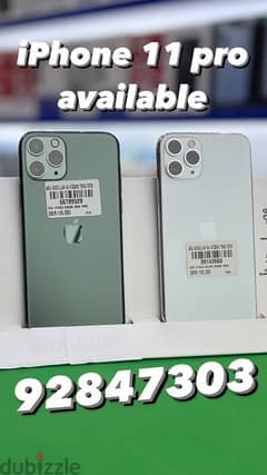 iPhone 11 Pro available