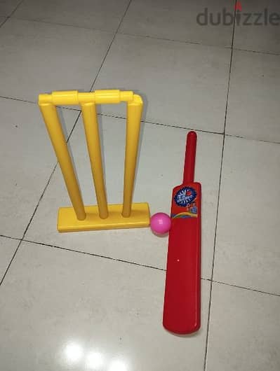 cricket bat and ball