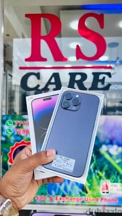 iPhone 14 Pro Max 256Gb purple with apple warranty 3 months