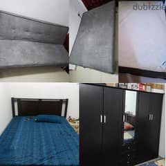 Bedroom set with Sofa bed