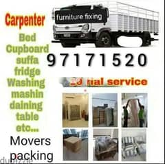 oman mover packer transport truck for rent