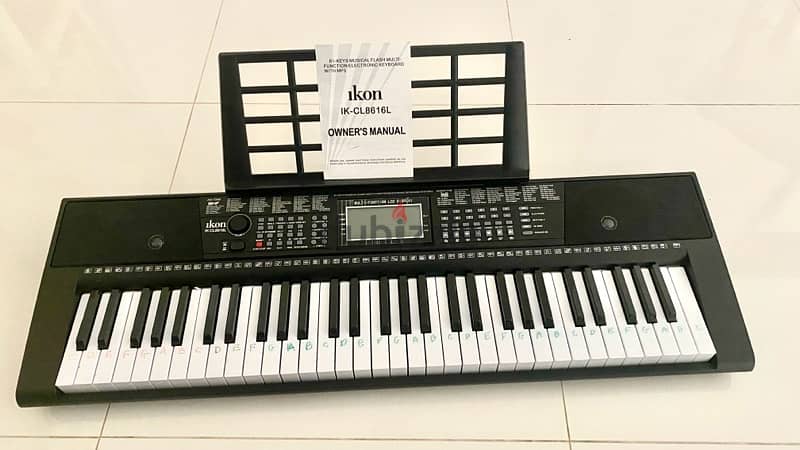 iKON IK-CL8616L 61-Key Musical Keyboard with MP3 1