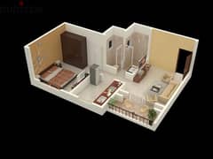 1 BHK for rent. , Small family or executive bachelor
