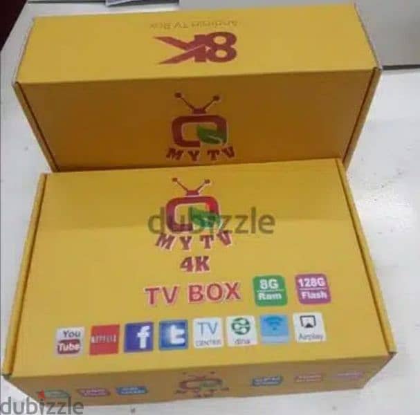 Yellow model android smart Box all Country Channel work with 1YEAR Sub 0