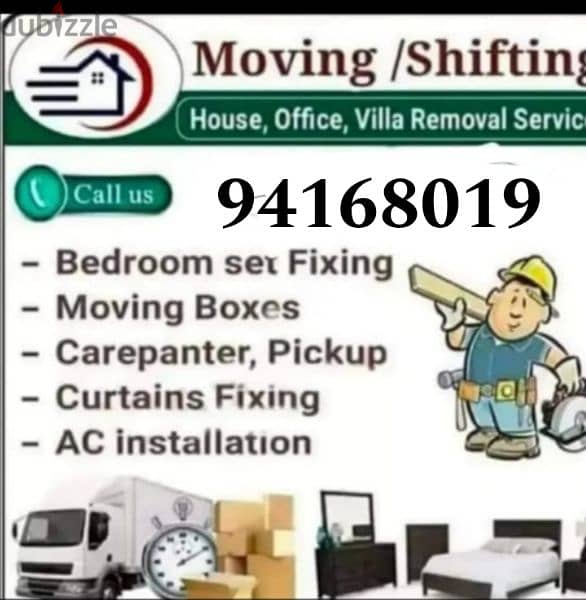 House shiffting office shiffting furniture fixing transport 0