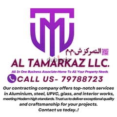 we all kinds of Aluminium, steel, UPVC, glass, and interior works