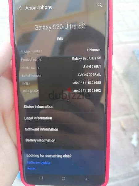 I am selling for mobile Samsung s20 ultra 5g12/128 5