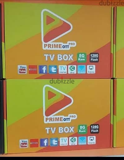 Yellow model android smart Box all country channels work with 1YEAR Su