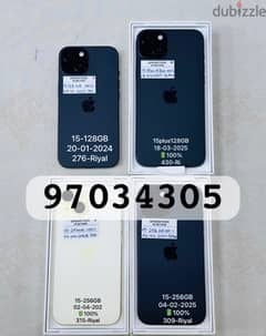 iPhone 15-128 gb 20-01-2024 apple warranty 100% battery health