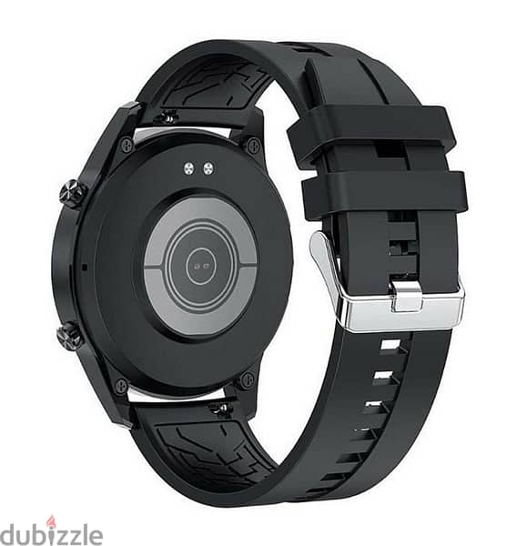 Xcell Classic-3Talk Smart Watch Black With Black Leather Strap 2