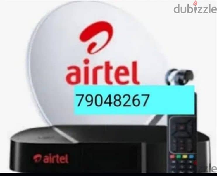 dish fixing receivers fixing and LED fixing Airtel Nile set Arab set 0