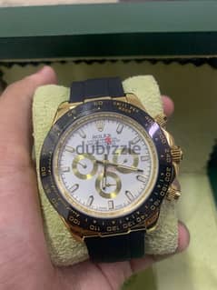Black And Gold Mens Watch 0