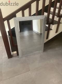 Silver Hanging Mirror ( 74 cm x 104 cm)