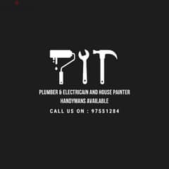 house plumber electrician And painter handyman available all time