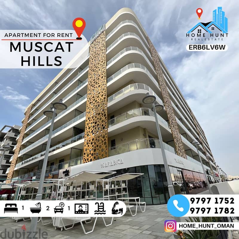 MUSCAT HILLS | FULLY FURNISHED HIGH QUALITY 1BHK APARTMENT 0