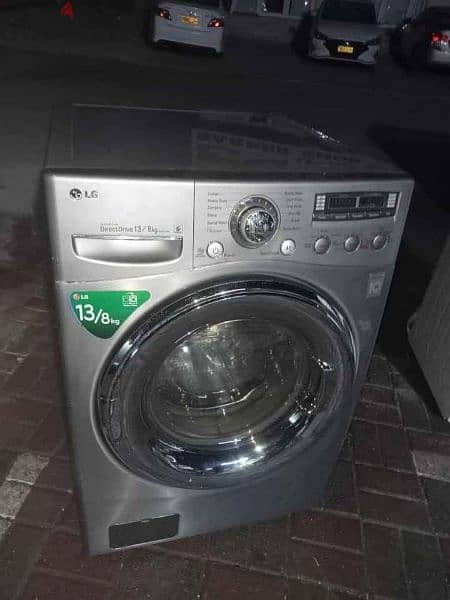 LG 13kg pulse 8kg front door automatic washing machine full option 2
