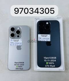 iPhone 15pro256GB 04-03-2025 apple warranty 100% battery health 0