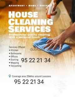 Muscat house cleaning and depcleaning service. . . . 0