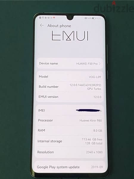 Huawei P 30 pro 128 GB هواوي 0