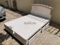bed frame for sale 12 rial mawalleh near citycen with delivery in Seeb