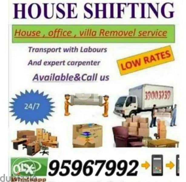 House shiffting office shiffting furniture fixing transport 0