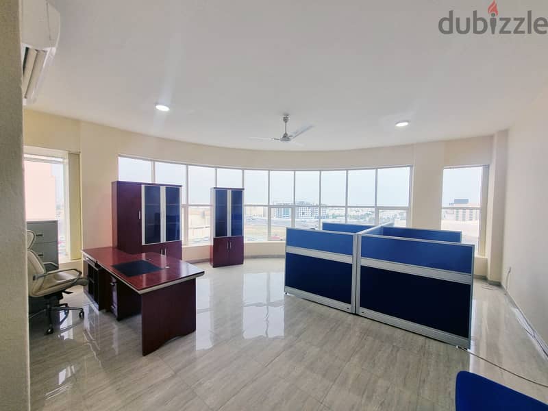 Cozy 2BHK Apartment with Front View in Bousher PPA299 1