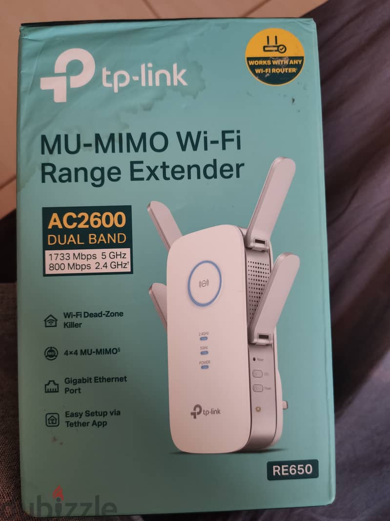 Tp link wifi range extender AC2609 2
