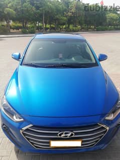 Hyundai, Elantra, GLS Mid Night, 2017 Model,  Marina Blue color