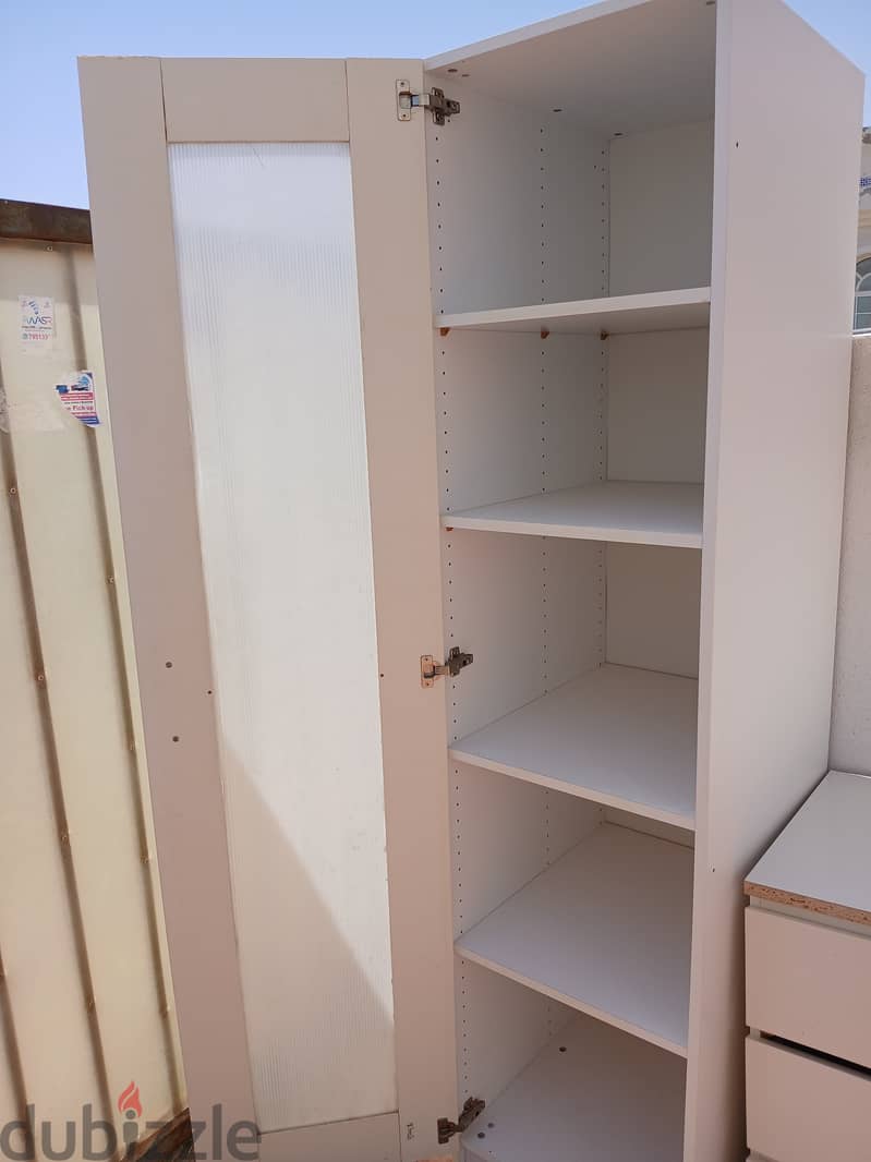 Brand: IKEA Used White Ikea Cabinet, Take as is. Still good condition. 1