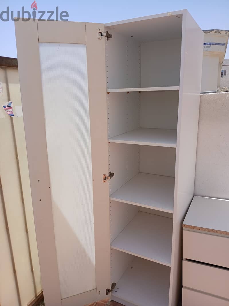 Brand: IKEA Used White Ikea Cabinet, Take as is. Still good condition. 3