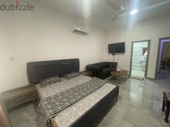 furnished studio for rent in Al Khuwair 33 Area near the College of 0