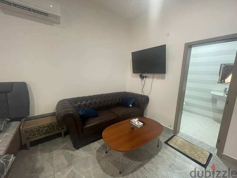 furnished studio for rent in Al Khuwair 33 Area near the College of 7