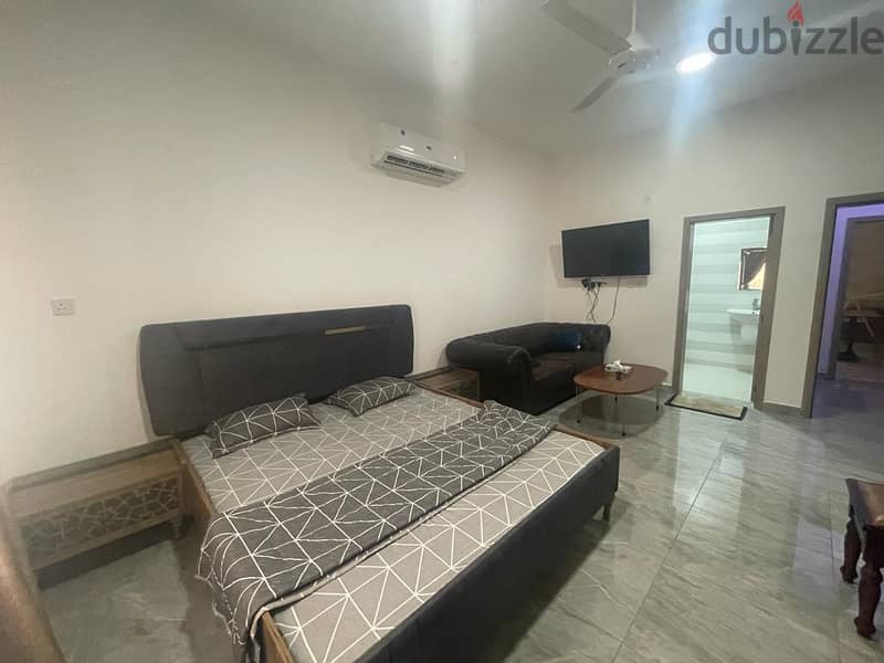furnished studio for rent in Al Khuwair 33 near the College of Techn 2