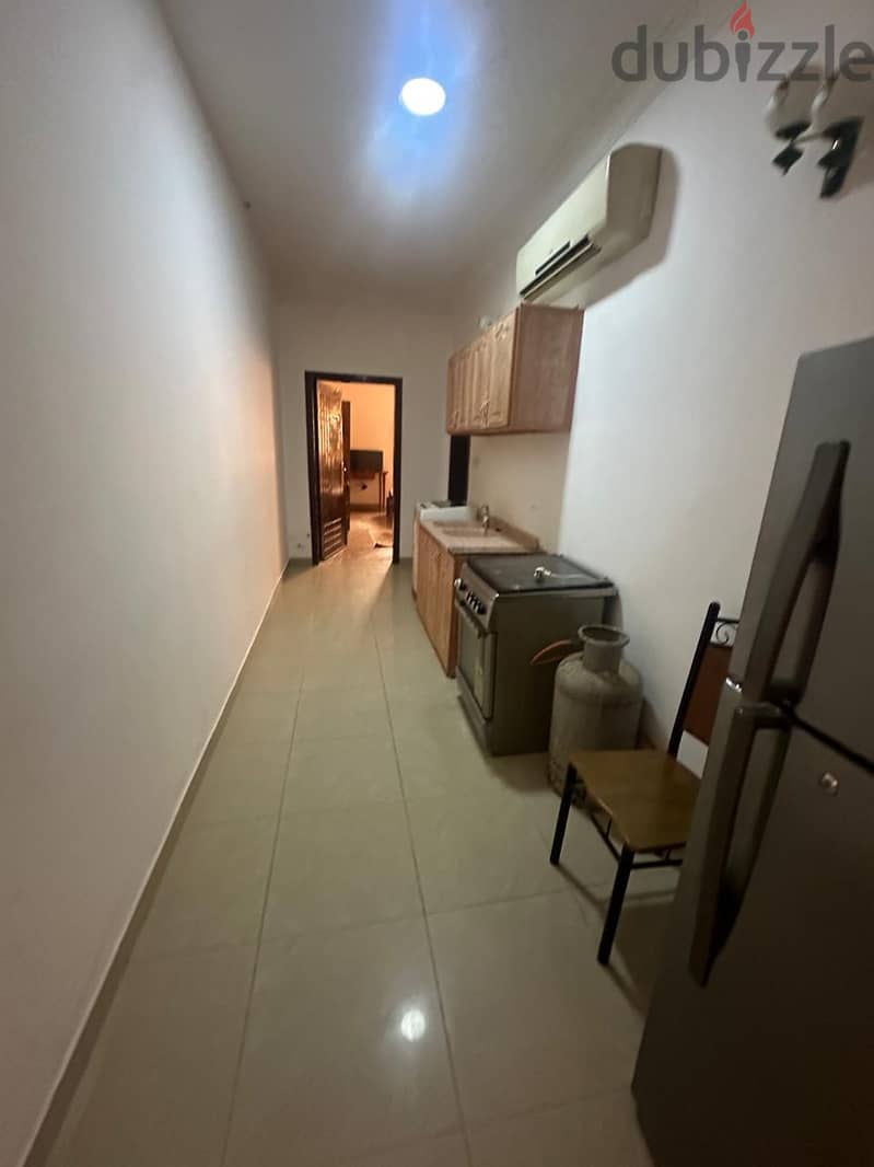 Opportunity exists for furnished studio, ground floor, in Al-Ghubra, N 14