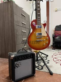 SX Les Paul Electric Guitar with SX 10 watts Electric Guitar Amplifier 0