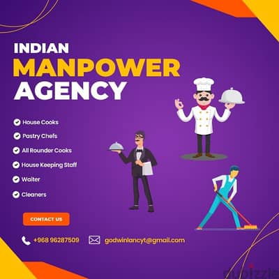 FROM INDIA RESTAURANT CHEFS,PASTRY CHEF,HOUSE KEEPING STAFF,SOUTH COOK