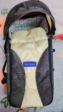 baby carry bag and car seat in excellent condition