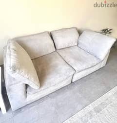 3 Seaters Grey Sofa Set From Home Centre