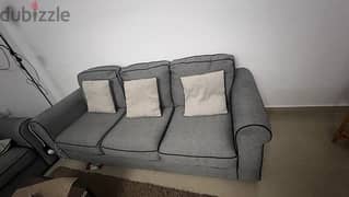 Good condition sofa setty 3 + 2 + 1 with cushions