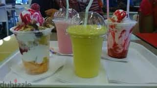 Juice Maker and Ice cream in Omani shop
