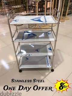 multipurpose stainless steel cart In offer